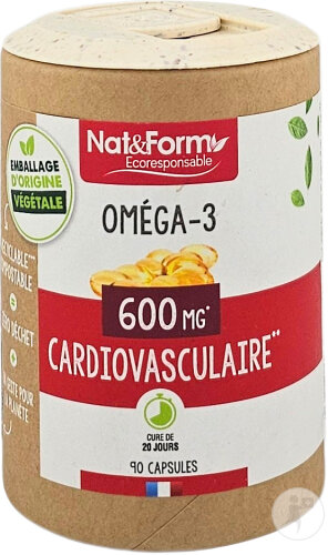 Nat&Form Omega 3 Öl 90 Kapseln