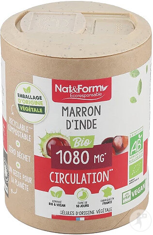 Nat&Form Rosskastanie Bio 90 Kapseln