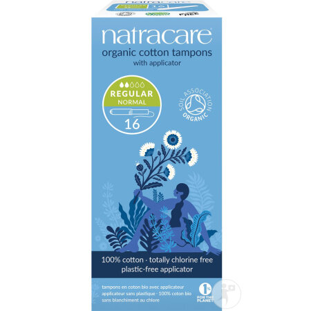 Natracare Tampons Mit Applikator Regular 16 Stück