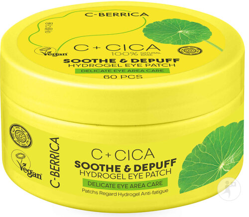Natura Siberica Cica C-Berrica Soothe & Depuff Hydrogel Augenpatches 60 Stück