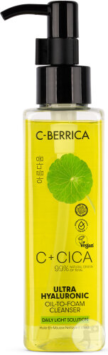Natura Siberica Cica C-Berrica Ultra Hyaluronic Reinigungsöl-Zu-Schaum 150ml