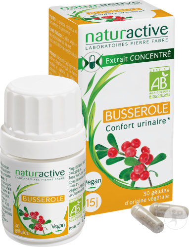 Naturactive Bärentraube Nahrungsergänzungsmittel Harnkomfort Bio 30 Kapseln