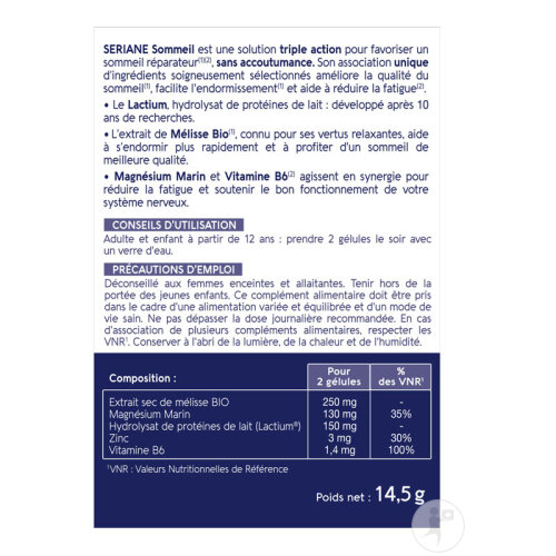 Naturactive Sériane Schlaf 30 Kapseln-8