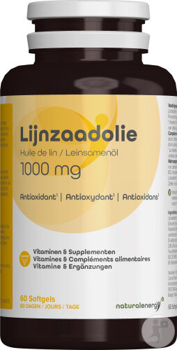 Natural Energy Leinsamenöl 60 Kapseln