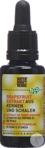 NaturKraftWerke Bio Grapefruitextrakt Aus Kernen Und Schalen Tropfflasche 20ml