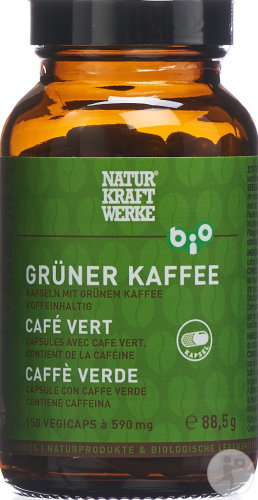 NaturKraftWerke Grüner Kaffee Bio 150 Kapseln