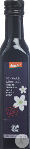 Naturkraftwerke Schwarzkümmelöl Demeter Flasche 250ml