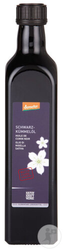 Naturkraftwerke Schwarzkümmelöl Demeter Flasche 500ml