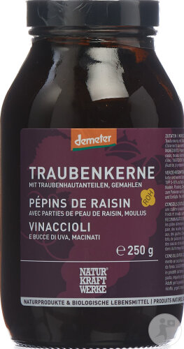 Naturkraftwerke Traubenkerne Demeter 250g