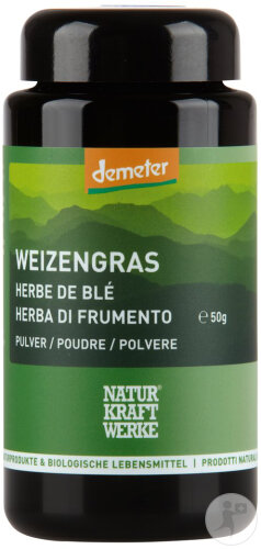 Naturkraftwerke Weizengras Pulver Demeter 50g