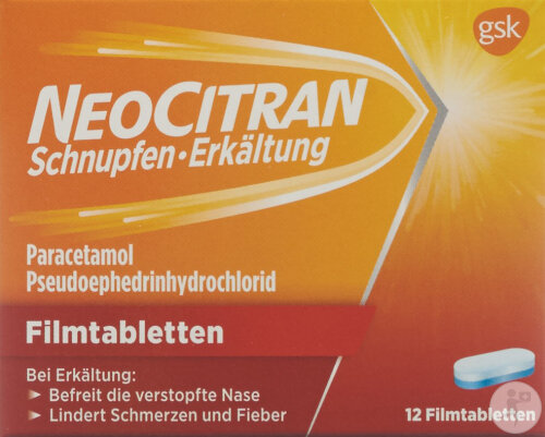 NeoCitran Schnupfen/Erkältung 12 Filmtabletten
