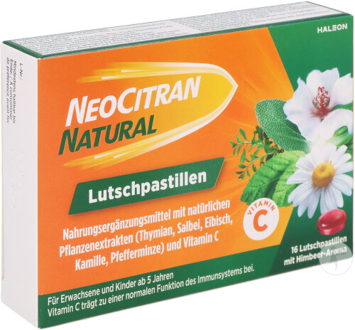 Neocitran Natural Lutschpastillen 16 Stück