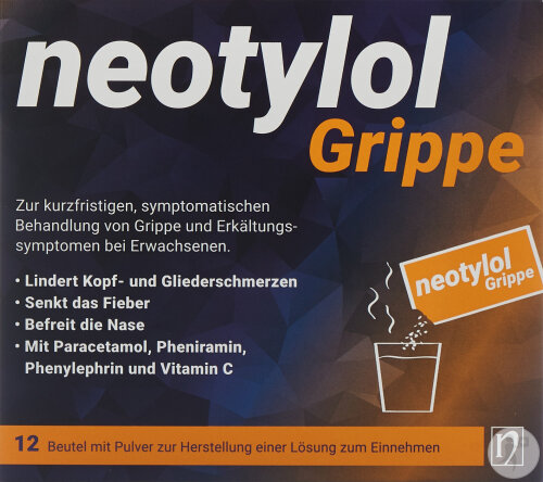 Neotylol Grippe Pulver 12 Beutel