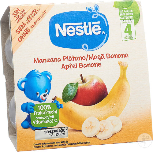 Nestlé Apfel-Banane-Kompott 4x100g