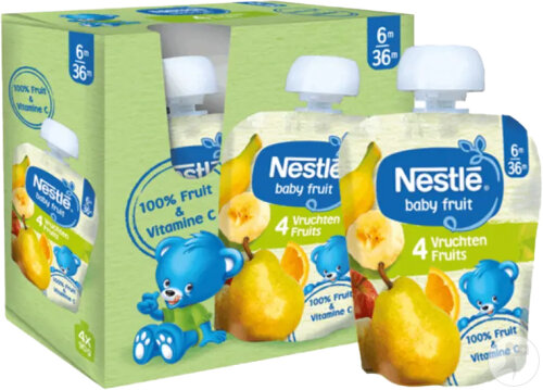 Nestlé Baby Fruit 4 Früchte 4x90g