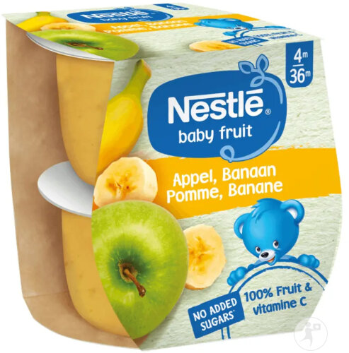 Nestlé Baby Fruit Banane Apfel 2x130g