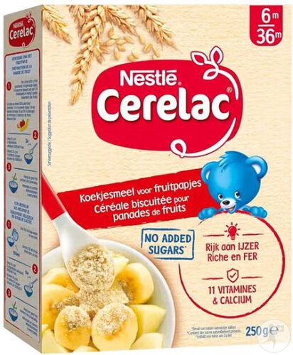 Nestle Cerelac Keksmüsli Für Obstpanaden 6+ Monate 250g