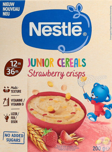Nestlé Junior Cereals Crisps Erdbeere 200g