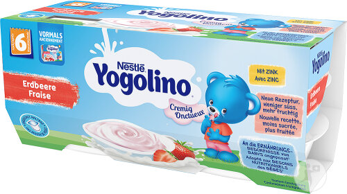 Yogolino Cremig Erdbeere 6x50g