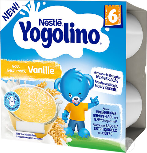 Nestle Yogolino Vanille Ab 8 Monaten 4x100g