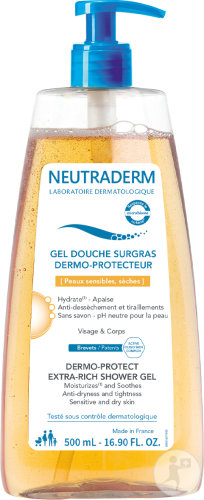 Neutraderm Dermo-Protective Rückfettendes Duschgel Pumpflakon 500ml