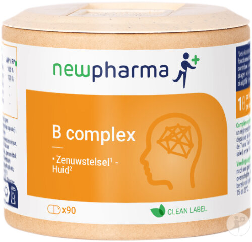 Newpharma B Complex Nahrungsergänzung 90 Kapseln