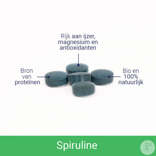 Newpharma Spirulina Bio 500 Mg Nahrungsergänzung 180 Tabletten-2