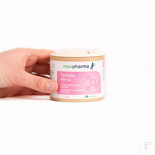 Newpharma L-Tyrosin 500mg Nahrungsergänzungsmittel 90 Kapseln-4
