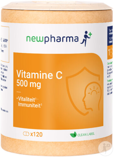 Newpharma Vitamin C 500 Mg Nahrungsergänzung 120 Kapseln