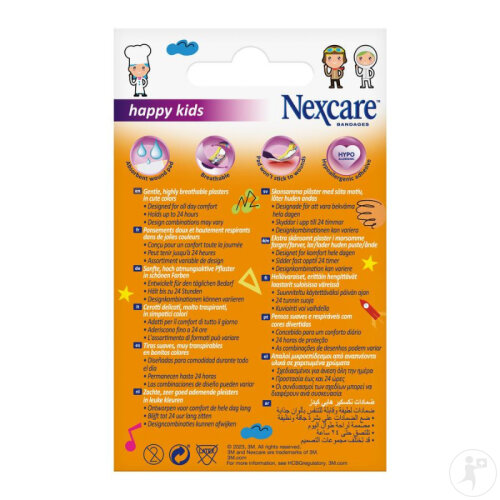 Nexcare 3M Happy Kids Pflaster Berufe Assortiert 20 Stück (N0920PR)-2