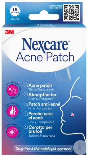 Nexcare Anti-Akne-Patch Dünn Und Transparent 15 Stück
