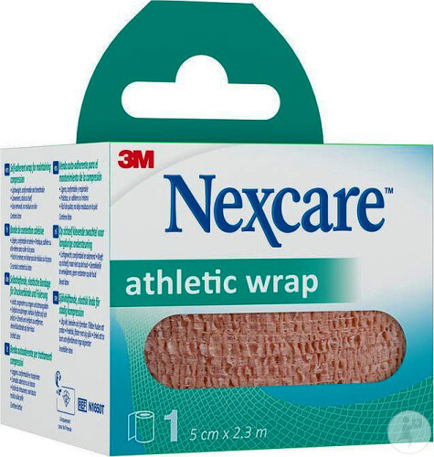 Nexcare Athletic Wrap Stützbandage Hautfarben 5cm x 2,3m 1 Stück