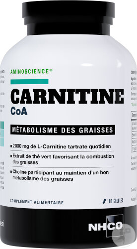 NHCO Aminoscience Carnitin CoA Fettstoffwechsel 100 Kapseln