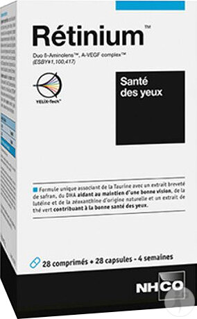 NHCO Retinium Augengesundheit 2x28 Tabletten