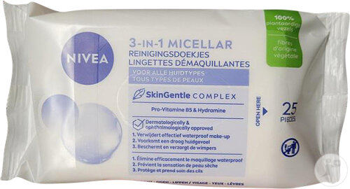 Nivea 3In1 Mizellen Reinigungstücher 25 Stück