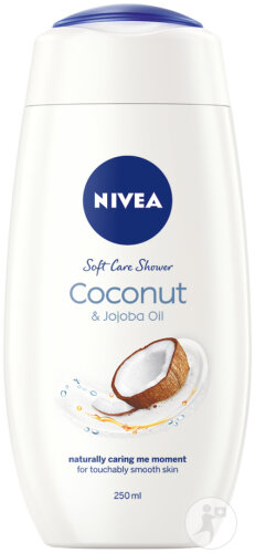 Nivea Soft Care Shower Duschcreme Kokosnuss Flasche 250ml
