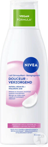 Nivea Sanfte Reinigungsmilch Gereinigtes Wasser Mandelöl Für Trockene/Empfindliche Haut 200ml