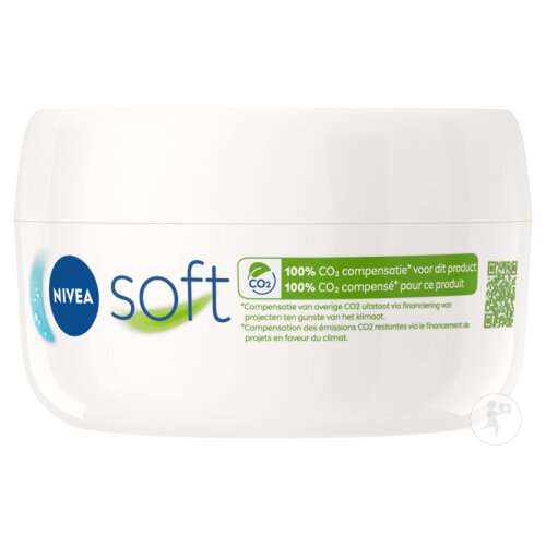 Nivea Soft Feuchtigkeitsspendende Pflegecreme Gesicht/Körper/Hände Tiegel 300ml-2