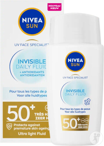 Nivea Sun UV Gesicht Experte Unsichtbares Tägliches Fluid SPF50+ 40ml