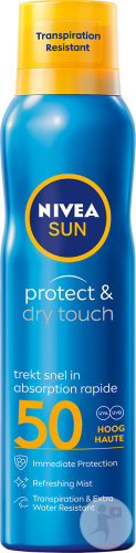 Nivea Sun Protect And Dry Touch Refreshing SPF50 Spray 200ml