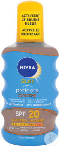 Nivea Sun Protect & Bronze Schutzöl SPF20 Spray 200ml
