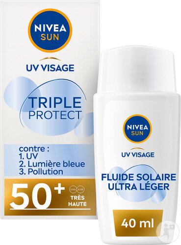 Nivea Sun UV Visage Dreifachschutz SPF50+ Flakon 40ml