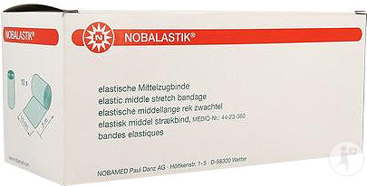 Noba Nobalastik Mittelzugbinde 10cmx5m Stück 10