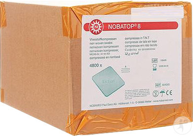 Noba Nobatop 8 Vliesstoff Steril 5x5cm 4800 Stück 