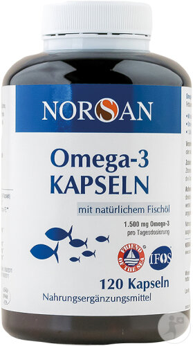 Norsan Omega-3 Fischöl 1500mg Kapseln 120