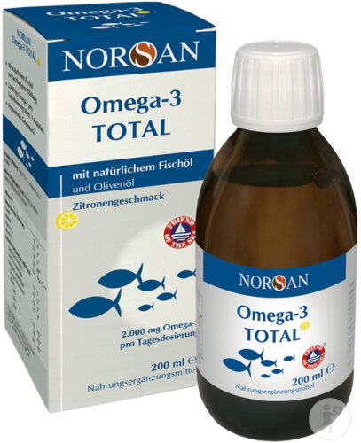 Norsan Omega-3 Total Öl Zitrone 200ml
