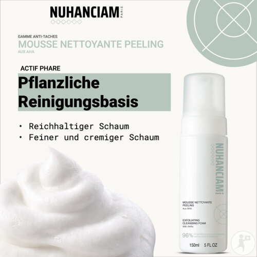 Nuhanciam Reinigungs-Peeling-Schaum 150ml-5