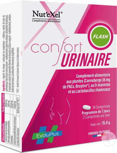 Nut'Exel Harnkomfort Flash 14 Tabletten
