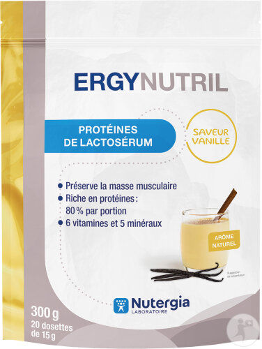 Nutergia Ergynutril Molkeprotein Vanille 300g