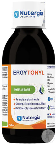 Nutergia Ergytonyl Dynamisierend Nahrungsergänzungsmittel Flasche 250ml